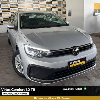 VOLKSWAGEN VIRTUS 1.0 200 TSI COMFORTLINE AUTOMÁTICO VOLKSWAGEN VIRTUS 1.0 200 TSI COMFORTLINE AUTOMÁTICO